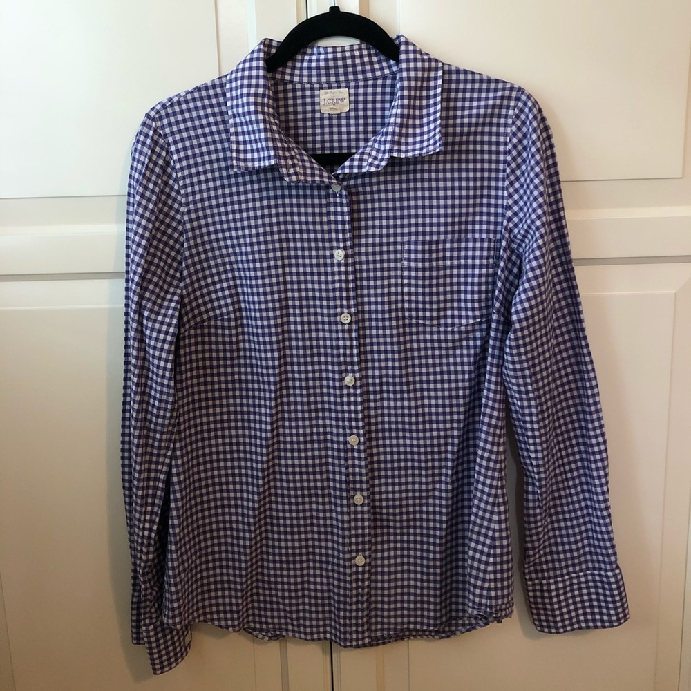 J.Crew Gingham Button-Down